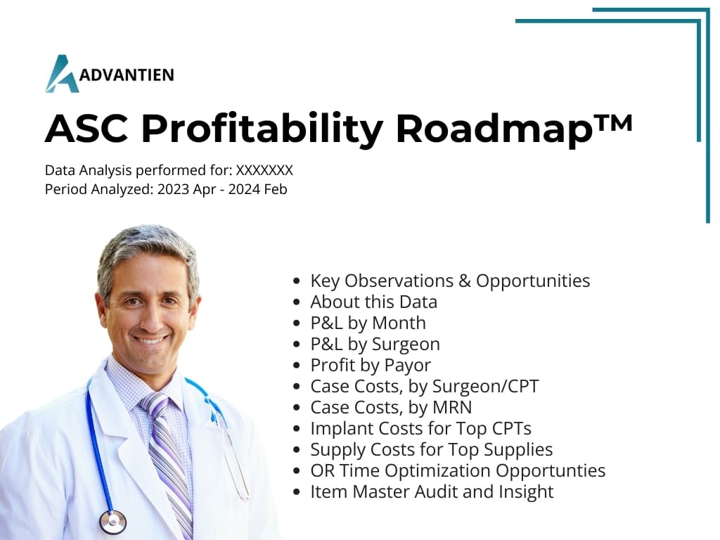 ASC Profitability Roadmap - Financial Analysis for Ambulatory Surgery Centers